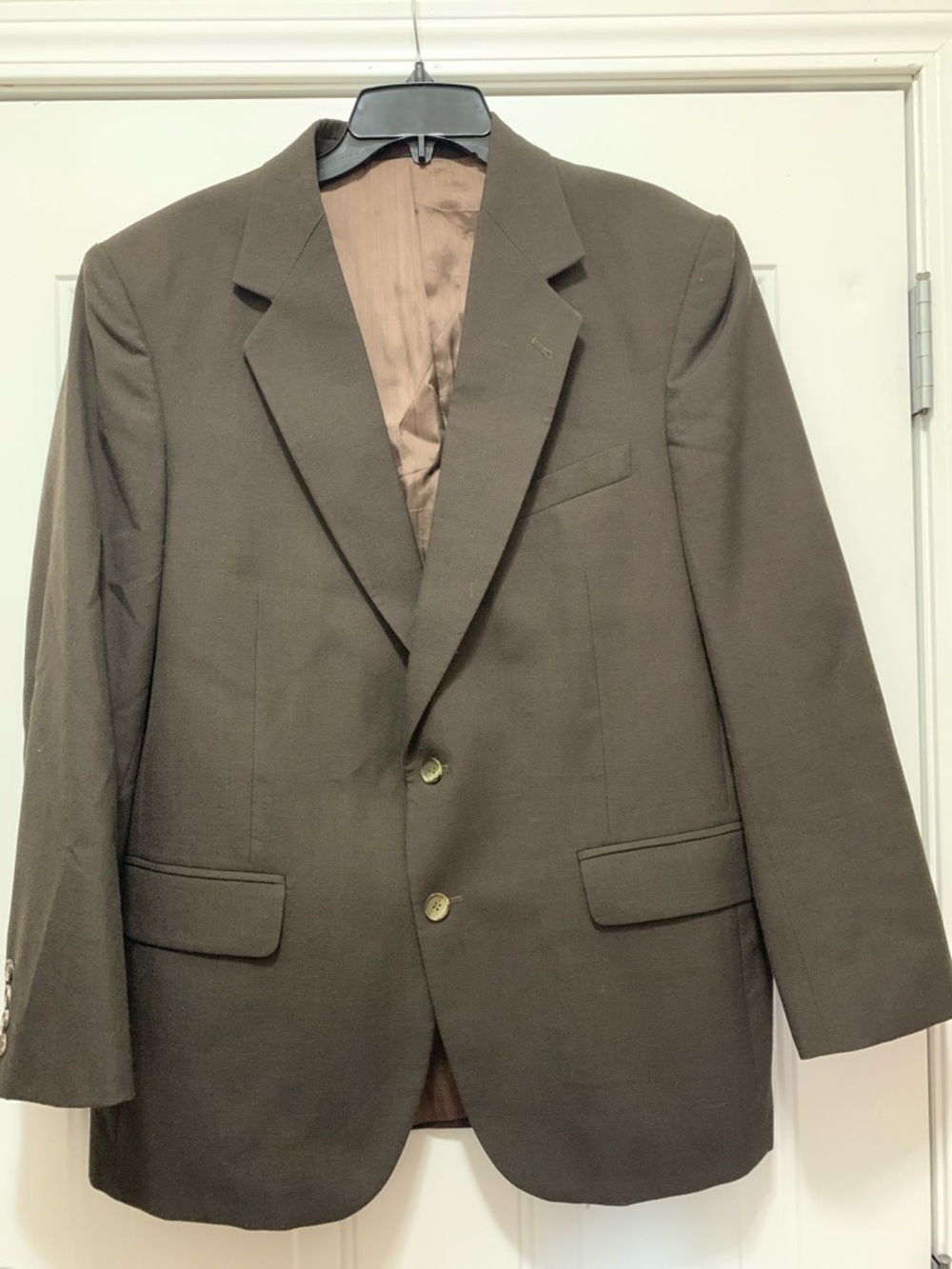3/$15 Vintage Brown Suit Blazer - Classic Single-Breasted Sport Coat Size 42R